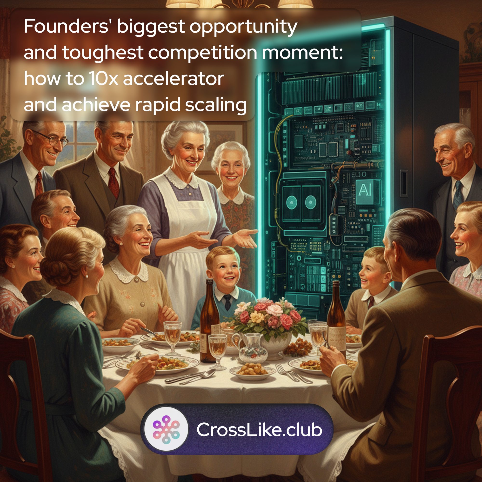 Founders' biggest opportunity and toughest competition moment: how to 10x accelerator and achieve rapid scaling