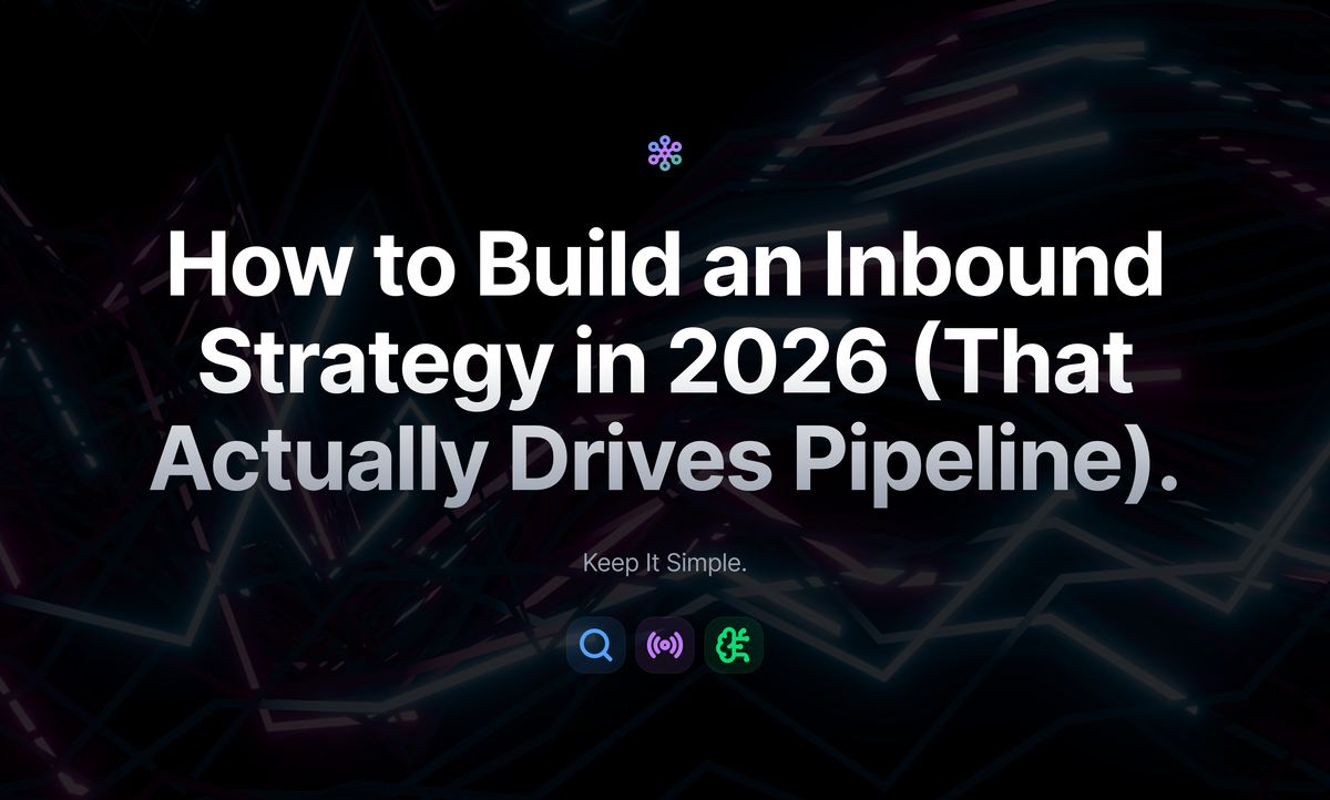 How to Build an Inbound Strategy in 2026 (That Actually Drives Pipeline)