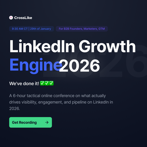 We Kicked Off LinkedIn Growth Engine 2026 Last Friday — Here’s What You Missed