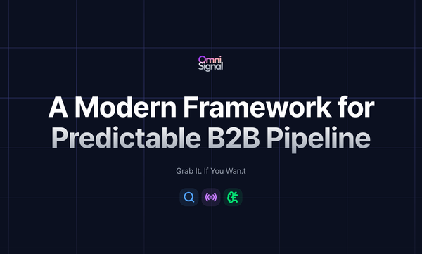 A Modern Framework for Predictable B2B Pipeline